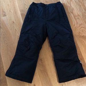 Black lands end snow pants